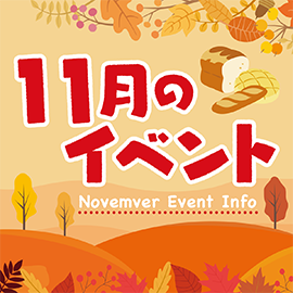 画像：サエラ11月のイベント一覧