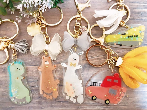 手形足形キーホルダーを作ろう！