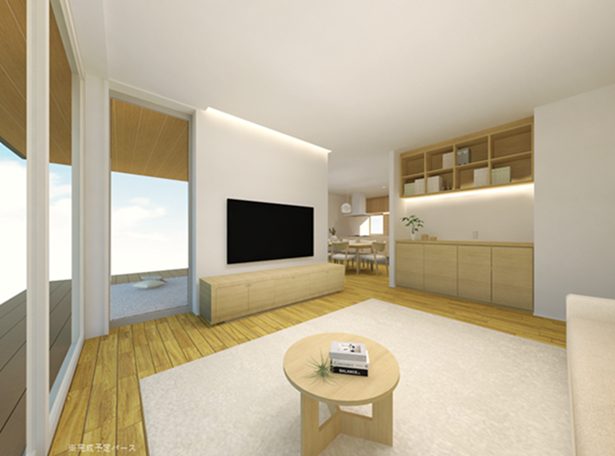 画像：木造平屋建て 完成見学会（山口市）